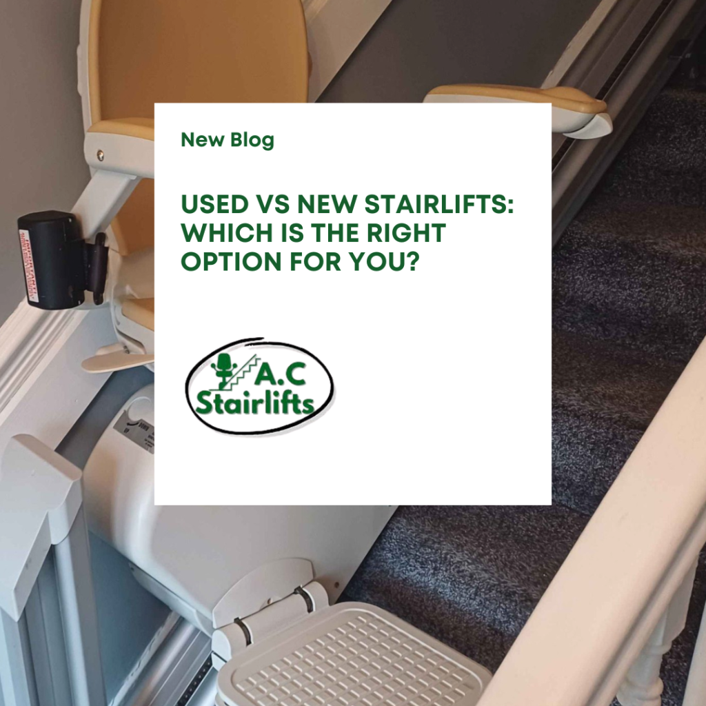 used stairlifts vs new stairlifts