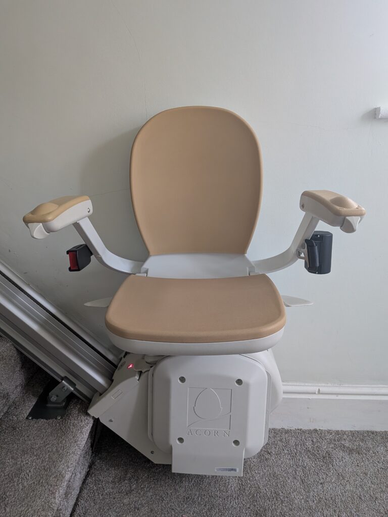 Reconditioned stairlift fitted by A.C. Stairlifts in a Liverpool home
